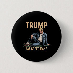 Lollige Trump Heeft Prima Broeken Ronde Button 5,7 Cm