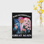 Lollige Trump Maak Moederdag Weer Groot Flower U Kaart (Gele Bloem)