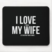 Lollige Vaderdag Videospel Vader  Muismat (Voorkant)