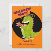 LolliMonster Halloween-feest Kaart (Voorkant)