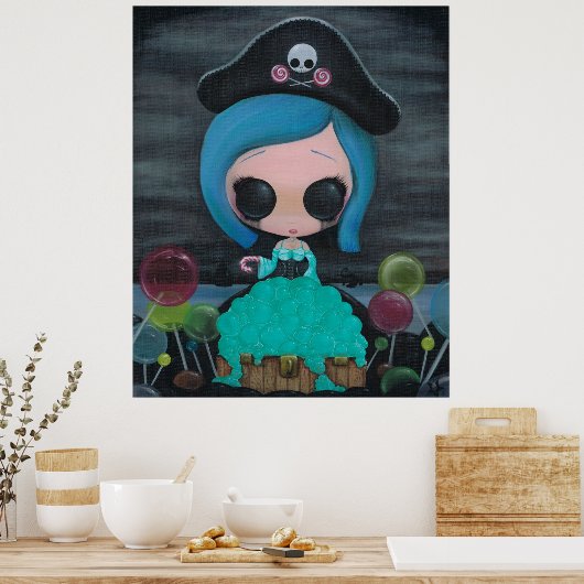 Lollipiraat Poster (Keuken)