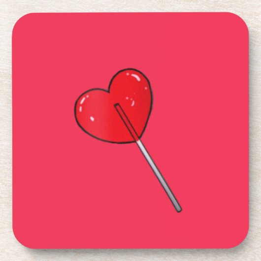 Lollipop Beverage Coaster Bier Onderzetter (Voorkant)