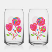 Lollipop Bouquet Glass Blikvorm Glas (Voorkant)