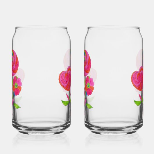 Lollipop Bouquet Glass Blikvorm Glas (Rechts)