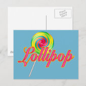 Lollipop Briefkaart (Voorkant / Achterkant)