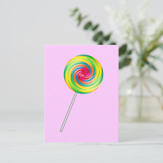 Lollipop Briefkaart (Staand voorkant)
