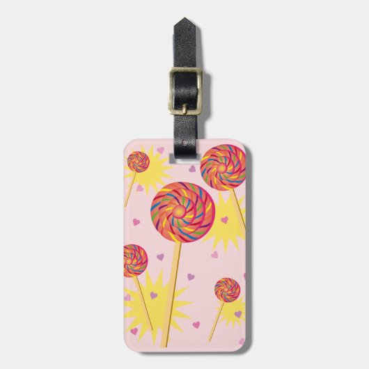 Lollipop Dance Bagagelabel (Voorkant verticaal)