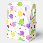 Lollipop en Snoep Sweet Treat Favor Dozen Bedankdoosjes (Geopend)