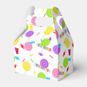 Lollipop en Snoep Sweet Treat Favor Dozen Bedankdoosjes