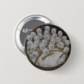 Lollipop Ghosts Halloween Button (Voorkant /achterkant)