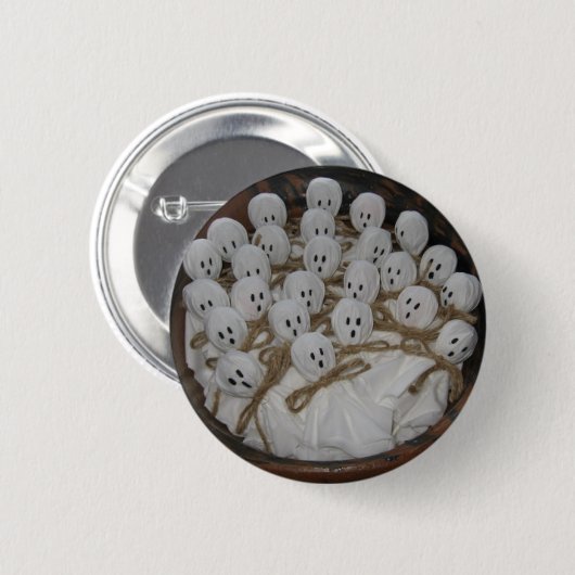 Lollipop Ghosts Halloween Button (Voorkant /achterkant)