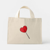 Lollipop grote Canvas tas (Achterkant)