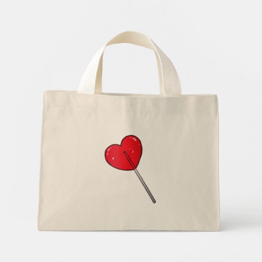 Lollipop grote Canvas tas (Achterkant)