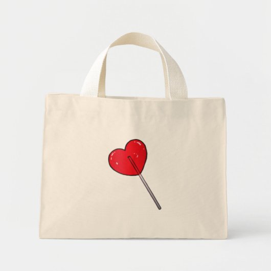 Lollipop grote Canvas tas (Voorkant)