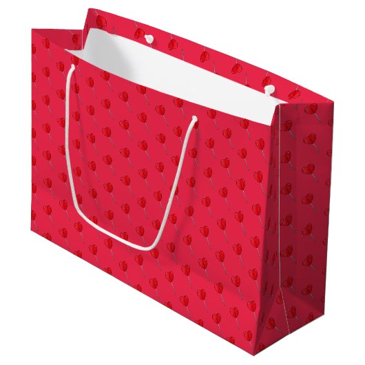 Lollipop Grote Gift Bag Groot Cadeauzakje (Voorkant Gekanteld)