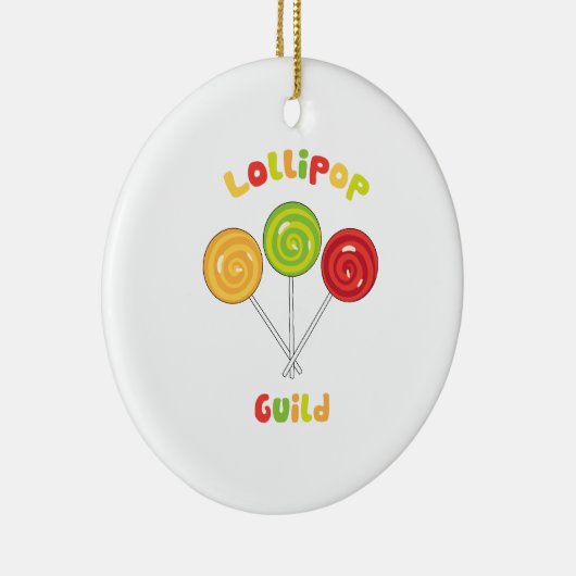 Lollipop Guild Keramisch Ornament (Rechts)