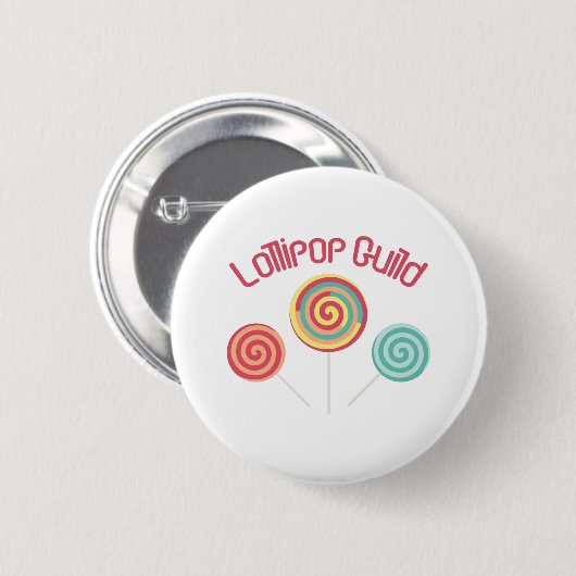Lollipop Guild Ronde Button 5,7 Cm (Voorkant /achterkant)