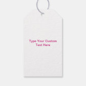 Lollipop heeft een fijne dag roze en geel cadeaulabel (Achterkant)