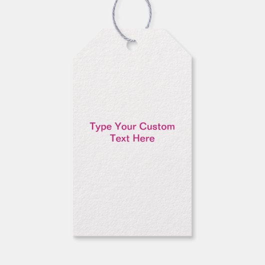 Lollipop heeft een fijne dag roze en geel cadeaulabel (Achterkant)