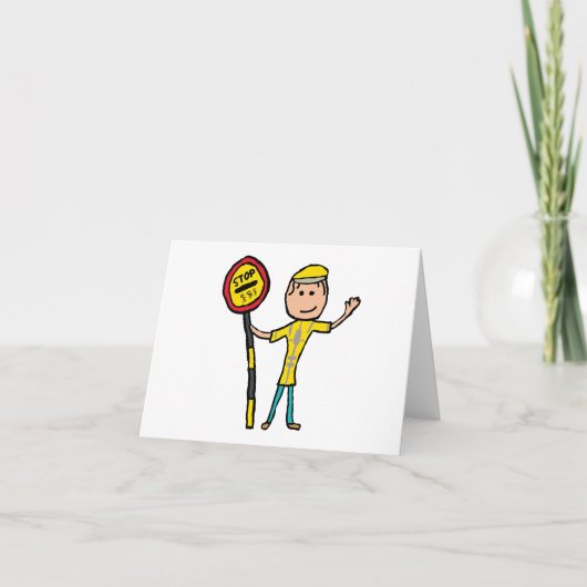 Lollipop Lady Kaart (Voorkant)