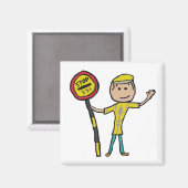 Lollipop Lady Magneet (Voorkant / Achterkant)