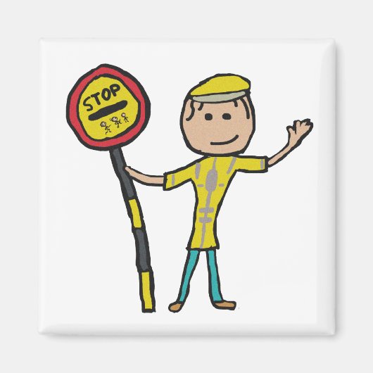 Lollipop Lady Magneet (Voorkant)