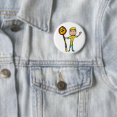 Lollipop Lady Ronde Button 5,7 Cm (In situ)