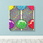 Lollipop Love Canvas Afdruk (Insitu (Houten vloer))