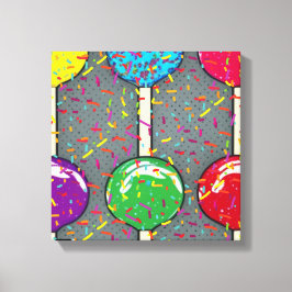 Lollipop Love Canvas Afdruk