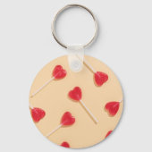 Lollipop love metal sleutelhanger (Voorkant)