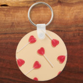 Lollipop love metal sleutelhanger (Voorkant)