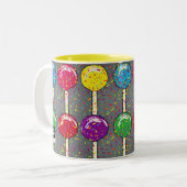 Lollipop Love Tweekleurige Koffiemok (Voorkant links)