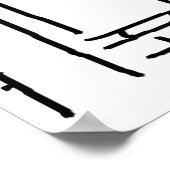 Lollipop Man bespaart bal uit boom Poster (Hoek)