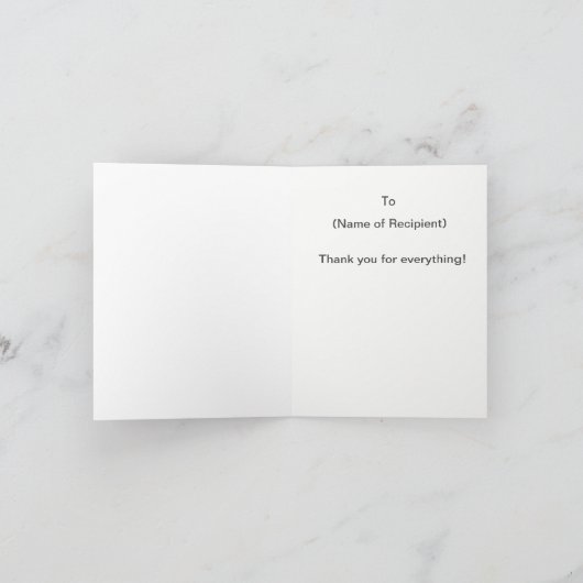 Lollipop Man Dank u! Bedankkaart (Binnen)