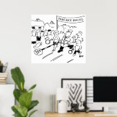 Lollipop Man gebruikt Lollipop als oneerlijk voord Poster (Thuiskantoor)