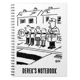 Lollipop-man gebruikt lolly als barrière ter afbak notitieboek