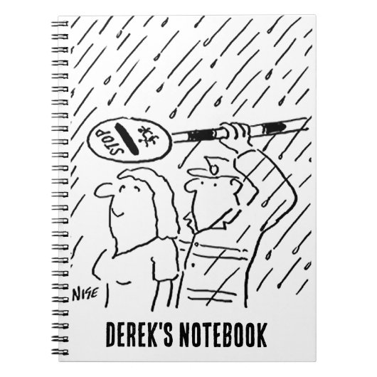 Lollipop-Man is chivaloir Notitieboek (Voorkant)