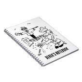 Lollipop Man is Gardening Notitieboek (Rechterzijde)