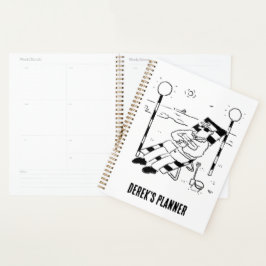 Lollipop Man is Zonnebaden. Surreal Planner