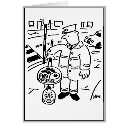 Lollipop Man koelt zijn ontbijt (Voorkant)