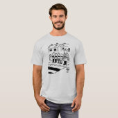 Lollipop Man regelt schoolkinderen met Lollipop T-shirt (Voorkant volledig)