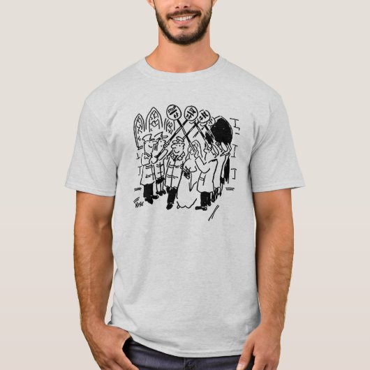 Lollipop Man wordt getrouwd T-shirt (Voorkant)