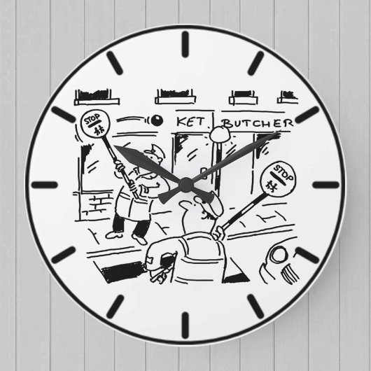 Lollipop-Mannen spelen Tennis Grote Klok