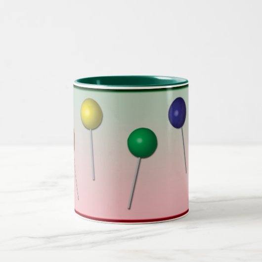 Lollipop-Mok Tweekleurige Koffiemok (Center)