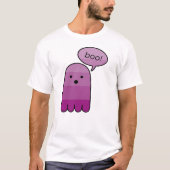 Lollipop Paars Boo Ghost Halloween T-shirt (Voorkant)
