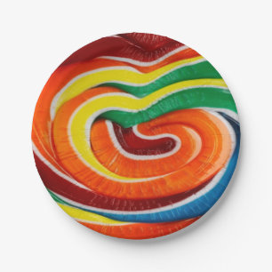 Lollipop Paper-Borden Papieren Bordje