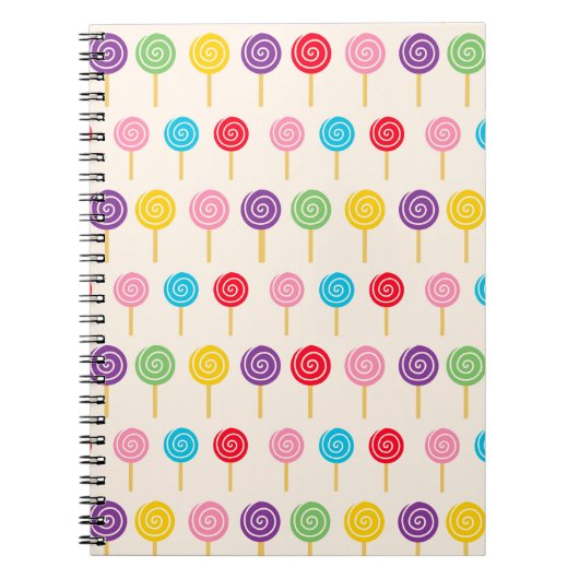 Lollipop-patroon Notitieboek (Voorkant)
