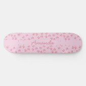 Lollipop Pink skateboard voor haar (Horizontaal)