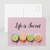 Lollipop Post Card Briefkaart (Voorkant / Achterkant)