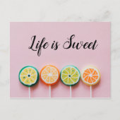 Lollipop Post Card Briefkaart (Voorkant)